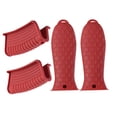 thumbnail image 3 of Monstrate Juego de 4 unidades de fundas de silicona para mango caliente, funda resistente al calor para mango de olla, fundas antideslizantes para soporte Type2 NO2 Monstrate HA005331-01, 3 of 6