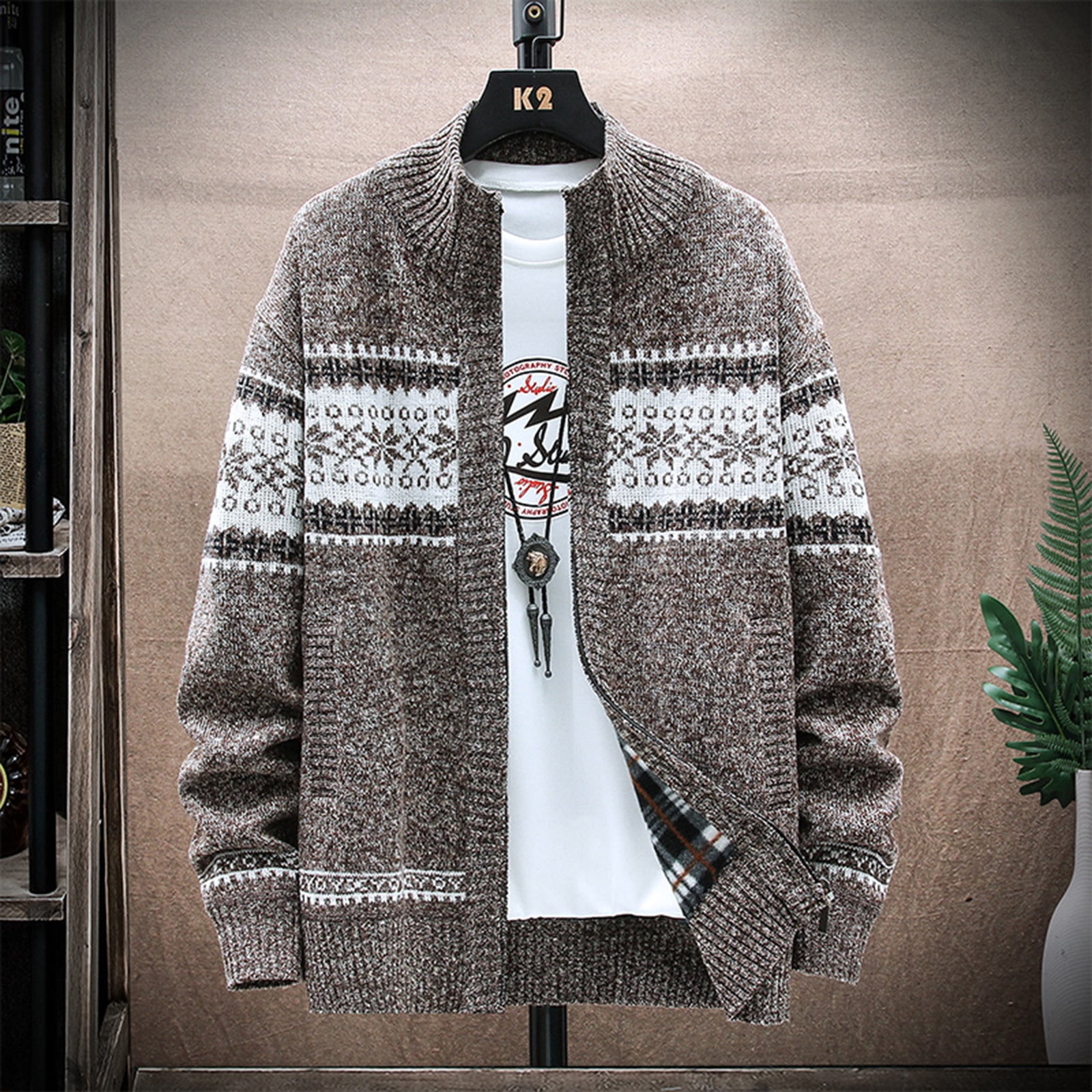 Fashion Casual Men s Sweater Coat 