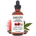thumbnail image 1 of PURA D'OR Ecokiwi PURA D'OR Organic Castor Oil (4oz) 100% Pure Natural USDA Organic: Conceal Thin, Reveal Fuller Eyebrows, Thicker Eyelashes, Hair Growth: Cold Pressed Hexane Free-Moisturize Dry Skin, 1 of 6