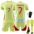 thumbnail image 1 of Maillot de Soccer Extérieur Hommes Femmes GAVI 9# MORATA 7# pour Garçons Filles, 1 of 2
