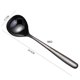 thumbnail image 1 of Nvzi Juego de 2 utensilios de cocina de acero inoxidable, cuchara negra de 8,07 x 2,24 pulgadas, mango ergonómico, cocina minimalista moderna, utensilios de cocina para el hogar., 1 of 5