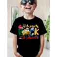 thumbnail image 1 of Boys' Casual Short Sleeve T-Shirt - Playful "Welcome Back to School" Graphic with School Bus, Pencils & Apples Print - Breathable Summer Shirt for Outdoor Activities, Sports & Schoo, 1 of 7