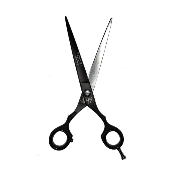 TOOBA Hair cutting Shears 6.5" Salon Scissor Home Barber Shears Razor Edge Stainless Steel