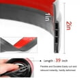 thumbnail image 2 of Door Strip, Door Sweep Weather Stripping Draft Stopper Under Door Draft Blocker Door Seal Noise Stopper Kick Off Bugs Mosquitoes(Black 2" Width X 39" Length), 2 of 5
