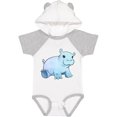 thumbnail image 3 of Inktastic Cute Baby Hippo Boys or Girls Baby Bodysuit, 3 of 5