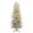 15#Green, variant on DUOSONG Homcom 7.5Ft Prelit Snow Flocked Artificial Christmas Tree, Pencil Shape, Realistic Branches, Warm White Lights