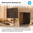 thumbnail image 6 of HP Newest OmniDesk Business Next Gen AI Desktop PC, Intel Core Ultra 7 265, NVIDIA GeForce RTX 5060, 32GB DDR5 RAM, 512GB SSD, HDMI, KB & Mouse, Win 11 Pro,Dark Wood, 6 of 6