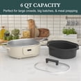 thumbnail image 5 of MAGNIFIQUE 6 QT Programmable Slow Cooker - Oatmeal, 5 of 7
