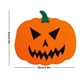 thumbnail image 4 of Posavasos Calabaza Fieltro para Halloween Manteles Individuales Antideslizantes Casera Color Naranja 6 Uds., 4 of 4