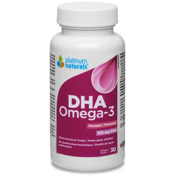 PLATINUM Prenatal Omega-3 DHA (30 sgels)
