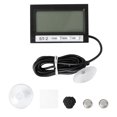 thumbnail image 1 of WRITWAA Temperature Measurement Thermometer for Aquariums Plastic Black Vehicle Use 1Set, 1 of 6