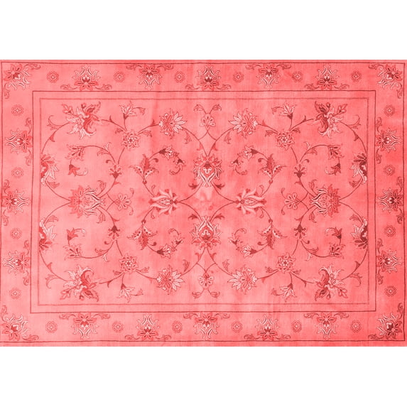 Ahgly Company Indoor Rectangle Persian Red Traditional Area Rugs, 8' x 10'