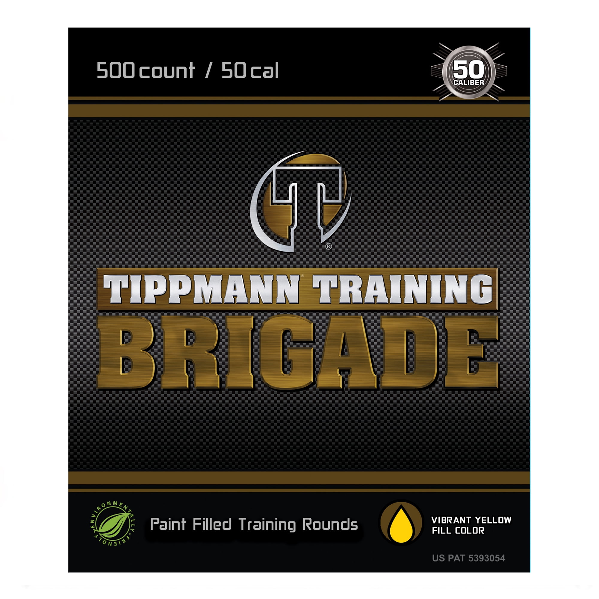Tippmann Brigade .50 Caliber Paintball Rounds 500ct Yellow for All Types of Play