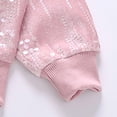 thumbnail image 6 of Gubotare Kids Flare Leg Pants Set Toddler Baby Girl Fall Winter Clothes Floral Embroidery Long Sleeve Pullover Sweatshirt Jogger Pants 2 Piece Outfits 1T 2T (Pink,1-2 Years), 6 of 9
