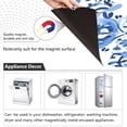 thumbnail image 2 of Dailycode Dishwasher Magnet Cover Magnetic Fridge Door Cover Home Kitchen Decor, Indigo Ornate Floral, 23"x 26", 2 of 6