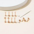 thumbnail image 3 of shiyou-10pcs 18G Threadless Push-in Tragus Conch Cartilage Flat Back Helix Labret Monroe Lip Ring Daith Piercing Jewelry, 3 of 4