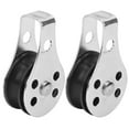 thumbnail image 4 of 2Pcs 25mm Acier Inoxydable Roulement Roue Poulie Outils Bateau Yacht Marine Accessoires, 4 of 6