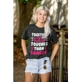 thumbnail image 4 of Together Tougher Than Breast Cancer Women's Graphic T Shirt Tees Brisco Brands L, 4 of 5