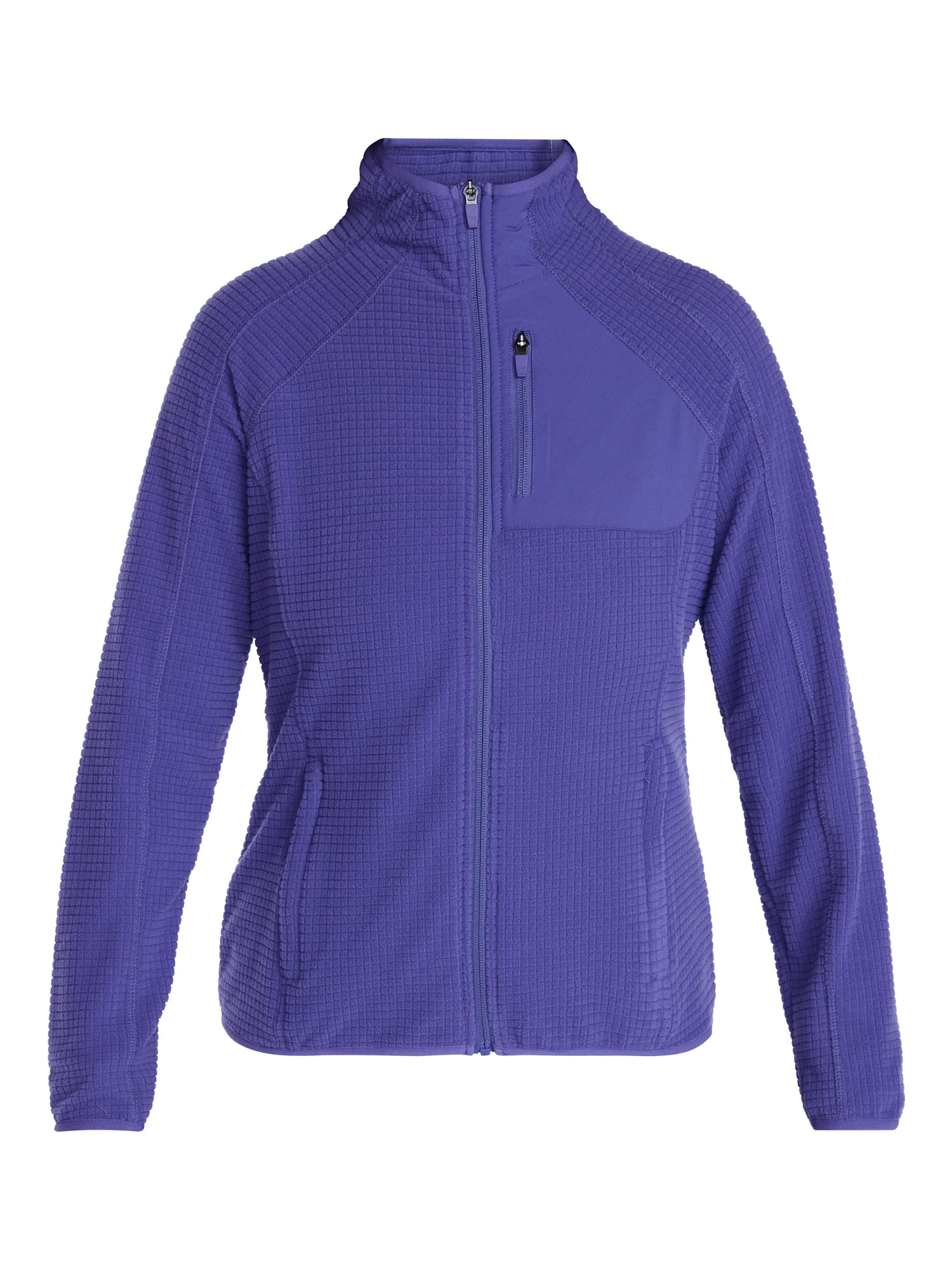 Ozark Trail Women's and Women's Plus Mock Neck Fleece Jacket, Sizes XS-2X