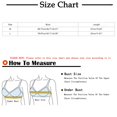 thumbnail image 3 of Women Bras 2-Pack Sexy Bra Without Steel Ring U-shaped With Breast Pad Everyday Underwear Wireless Bra Khaki L, 3 of 8