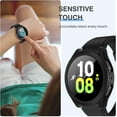 thumbnail image 5 of KOMI [2Pack for Samsung Galaxy Watch FE 2024 & 5 2022 & 4 2021 Screen Protector Case 40mm Accessories, Protective Face Cover for 40 mm, Hard Bumper Built-in Tempered Glass Film for Women Men, 5 of 8