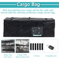 thumbnail image 3 of Folding Cargo Carrier Hitch Mount Set, 500 lbs Capacity, Trailer Hitch Basket with Waterproof Cargo Bag Fits 2" Hitch Receiver, 3 of 7