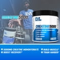 thumbnail image 5 of Evlution Nutrition Creatine 5000 - Supports Faster Recovery, Lean Muscle Growth & Performance - Pre & Post Workout Powder - 5000mg Pure Creatine Monohydrate Per Serving - 60 Servings - Unflavored, 5 of 7