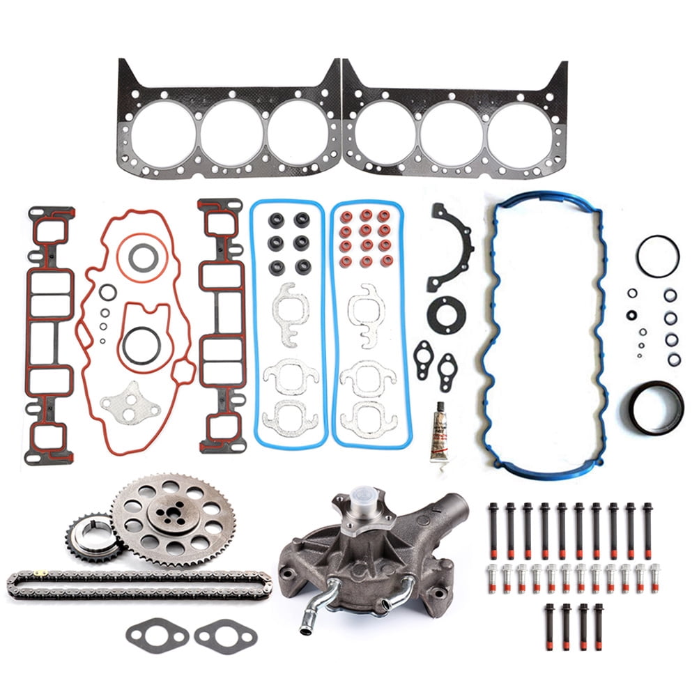 ECCPP Engine Replacement Timing Chain Kit Water Pump Head Gasket Bolts