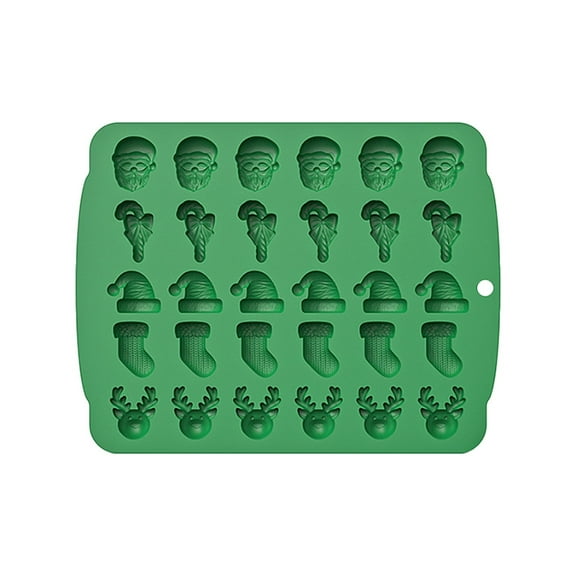 BNNG Christmas Chocolate Mold, Mini Chocolate Mold, Silicone Chocolate Mold Shapes, Christmas Chocolate Cake Molds Christmas Molds Silicone Non Stick Christmas Baking Molds For Chocolate Candy
