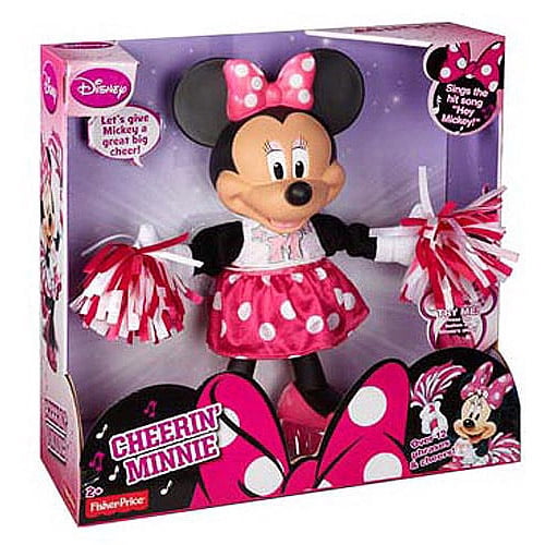 minnie mouse cheerleader toy