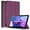 Purple, variant on Dteck Case for Lenovo Tab M10 Case 10.1 Inch 3rd Gen 2022 (TB-328F),Magnetic Auto Sleep/Wake Leather Tri-fold Folio Slim Case Hybrid Kickstand Cover,Darkgreen