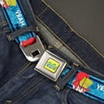 thumbnail image 2 of Nickelodeon Belt, Seatbelt Buckle Belt, Spongebob Squarepants Imma Head Out Yeah No Pose Blues, 30 to 44 Inches, 2 of 9