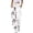 White, variant on Purple Pajama Pants for Women Baggy Funny Sweatpants Fall Lounge Joggers for Teen S