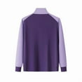 thumbnail image 2 of Zip Up Sweatshirt Women Sevevn Women's Long Sleeved Zipper Jacket Buckle Solid Color Pocket Casual Sweatshirt, 2 of 2