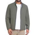thumbnail image 1 of Chaqueta de negocios INSPIRE CHIC para hombres, con forro, cuello alto, cierre completo, chaqueta formal de golf XL gris, 1 of 6
