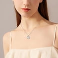 thumbnail image 4 of Trendy Romantic Imitation Moonstone Necklace – Elegant Anniversary Jewelry for Women, 4 of 5