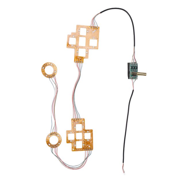 Carte Lumineuse LED de Remplacement pour Console, Joystick Professionnel Spécial Boutons Direction ABXY pour Console PS5