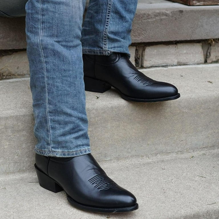 Dress cowboy boots hot sale men
