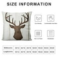 thumbnail image 5 of COMIO  Cabin Decor Pillow Covers ,Cabin Throw Pillows,Log Cabin Decor,Wild Animal Deer Farmhouse Rustic Pillow Covers,Camping Pillow,Camping Decor,Woodland Nursery Decor, 5 of 5