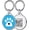 Sky Blue, variant on Metal Edge QR Code Pet ID Tag | Instant Scan-Based Alert & Location Notification | Updatable Profile for Dogs & Cats Collar