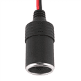 thumbnail image 5 of 4X Car Charger Power Lighter Female Socket Black W 26cm Cable, 5 of 8