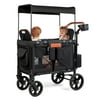 JOYMOR Double Pro Stroller Wagon for 2 Kids, High Seat Bus Seating, 5-Point Harnesses, Phone Holder, Height 50.5 in