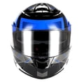 thumbnail image 4 of 1Storm Motorcycle Modular Full Face Helmet Street Bike Flip up Dual Visor/Sun Shield Racing Racing Blue HJA119, 4 of 4