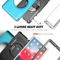 thumbnail image 2 of Dteck Case For Samsung Galaxy Tab A 10.1 SM-T510 (2019 Released),Shockproof Three-Layer Heavy Duty Protector Rubber Hybrid Hard Kickstand Cover (no built-in Screen Protector) 10.1 inches,Lightblue, 2 of 6