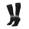 thumbnail image 2 of Easygdp Silver Glitter1 Soccer Socks Sport Knee High Socks Calf Compression Athletic Socks for Men and Women, 2 of 9