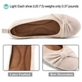 thumbnail image 4 of Ablanczoom Womens Flats Shoes: Slip-on Ballet Loafers Women Sneakers Bowknot Suede, 4 of 9