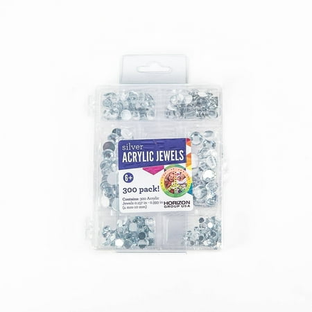 - Kids Craft Acrylic Stones Value Pack, Clear Jewels