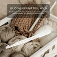 thumbnail image 5 of SWETRACE 20Pcs Crochet Hook Epoxy Mold for Personal Use Knitting Needles Casting, 5 of 8