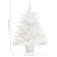 thumbnail image 4 of vidaXL Artificial Christmas Tree Lifelike Needles White 65 cm, 4 of 4