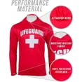 thumbnail image 2 of LIFEGUARD Official Licensed Active Performance Moisture Wicking Hoodie Sunblocking Summer Uniform Costume| Unisex, 2 of 4